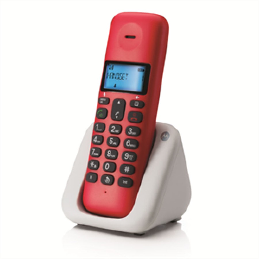 Ασύρματο Τηλέφωνο MOTOROLA T301  Cherry