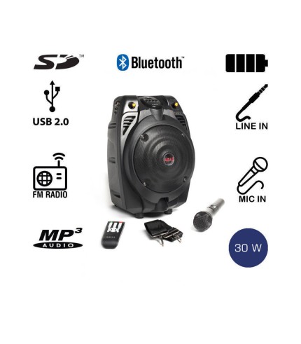 Ηχείο Bluetooth AKAI SS022A-X6 με Ενισχυτή & Μικρόφωνο