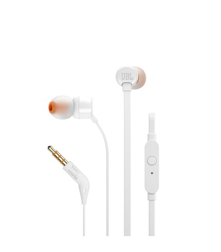 Ενσύρματα Ακουστικά Ψείρες JBL T110 White