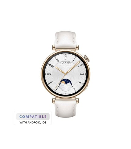 Smartwatch HUAWEI GT4 41mm Leather White