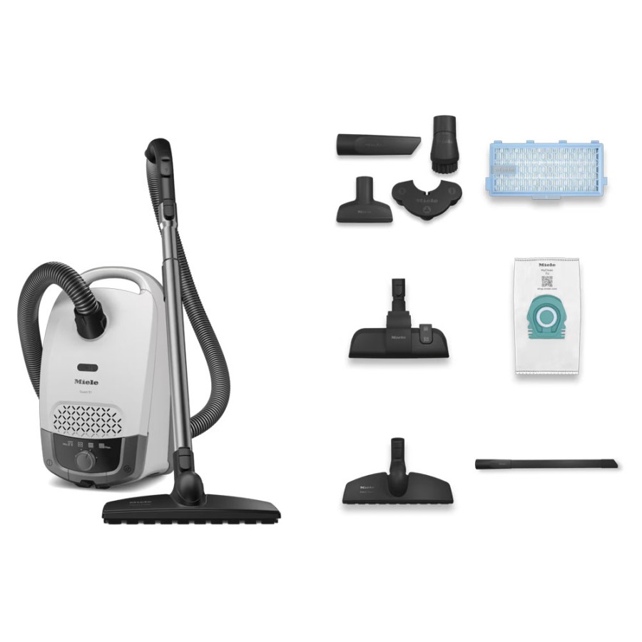 Ηλεκτρική Σκούπα με Σακούλα MIELE Guard S1 Parquet Flex White Ηλεκτρικές Σκούπες Ηλεκτρική Σκούπα με Σακούλα MIELE Guard S1 Parquet Flex White Ηλεκτρικές Σκούπες