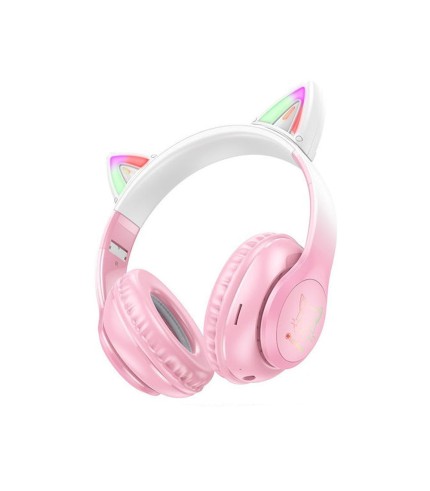 Ακουστικά Bluetooth LAMTECH BT5.3 KIDS Cherry Blossom Kitty Cat