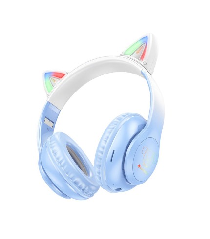 Ακουστικά Bluetooth LAMTECH BT5.3 KIDS Crystal Blue Doggy Dog