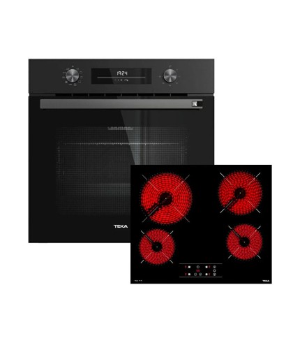 Set Εντοιχισμού Φούρνος & Κεραμική Εστία TEKA HSB 6350 FBK/TBC 64010 TTC