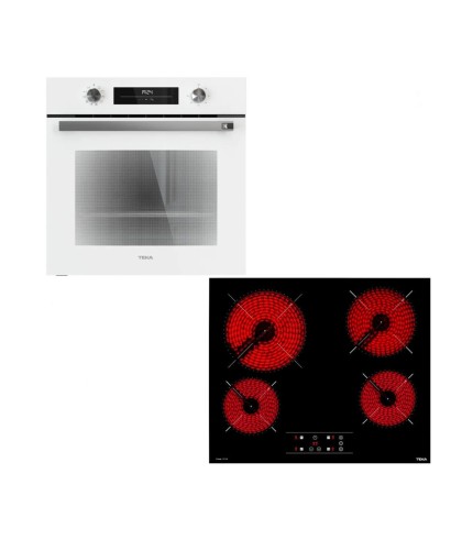 Set Εντοιχισμού Φούρνος & Κεραμική Εστία TEKA HSB 6350 WH/TBC 64010 TTC