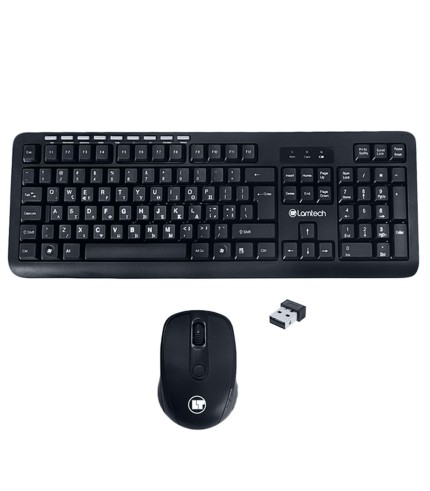 Σετ Ασύρματο Πληκτρολόγιο και Ποντίκι LAMTECH LAM114321