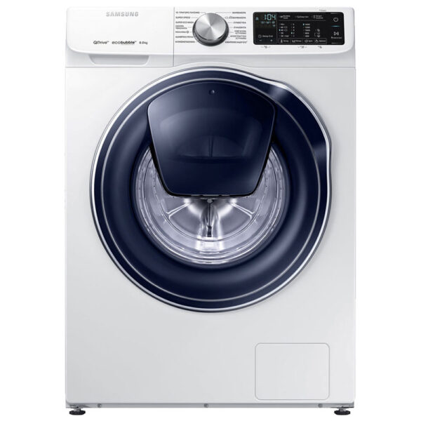 Samsung WW80M644OPW/LV πλυντήριο ρούχων εμπρόσθιας φόρτωσης χωρητικότητας 8kg, ενεργειακής κλάσης A+++(-40%), τεχνολογίας QuickDrive™ και Add Wash.