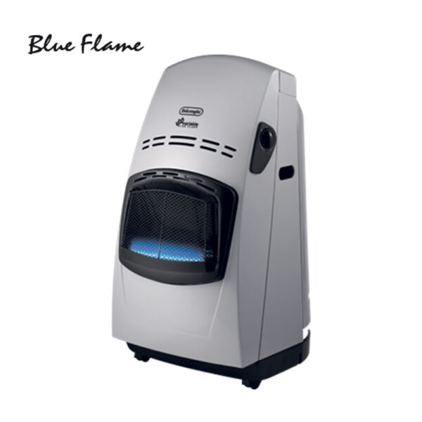 Delonghi VBF Blue Flame θερμάστρα υγραερίου, ισχύος 4200W, με μεταλλικό κάλυμα πλάτης, χειροκίνητη ρύθμιση ισχύος και αποκλειστικό διπλό σύστημα ασφάλειας.
