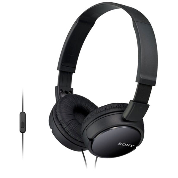 Sony MDRZX110APB.CE7 ακουστικά Overhead μαύρα, με ισχυρές μονάδες οδήγησης 30 mm και εργονομικό και μοντέρνο design για άνετη ακρόαση.