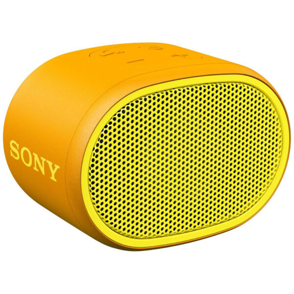 Sony SRSXB01Υ ηχείο Bluetooth κίτρινο, με τεχνολογία EXTRA BASS, βαθμό προστασίας IPX5, διάρκεια μπαταρίας έως και 6 ώρες, λουράκι σε ίδιο χρώμα με το ηχείο και αδιάβροχη σχεδίαση για ξέγνοιαστη χρήση.