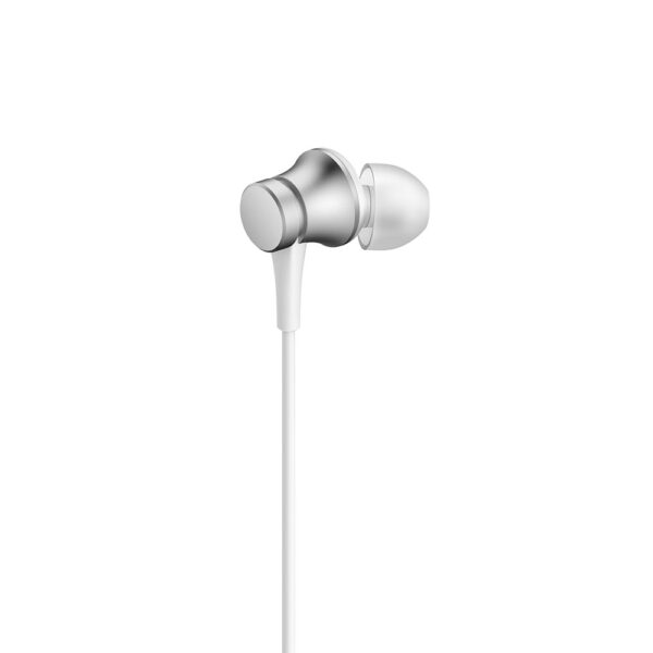 Xiaomi Mi In-Ear Headphone Basic Silver, με κομψό σχεδιασμό αλουμινίου και πολύ καλή αναπαραγωγή.