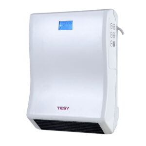 Tesy HL246VBW θερμαντικό μπάνιου, με οθόνη LCD, ηλεκτρονικό θερμοστάτη, προστασία κατά της υπερθέρμανσης και λειτουργία ανοικτό παράθυρο/πόρτα.