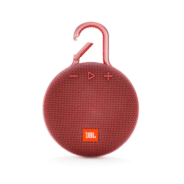 JBL Clip 3 Bluetooth Speaker Waterproof-IPX7 Red