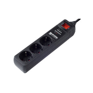 Crystal Audio CP3-1300-7 3 Θέσεων Πολύπριζο Ασφαλείας Black