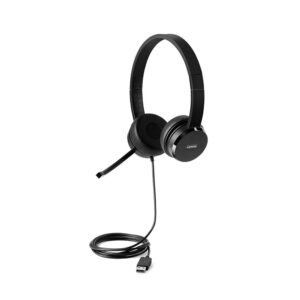 Lenovo 100 Stereo Ακουστικά Headset Black