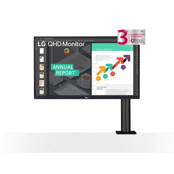 LG 27QN880-B 27" QHD Ergo Monitor Black