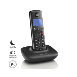 Motorola T401+ Ασύρματο τηλέφωνο Black
