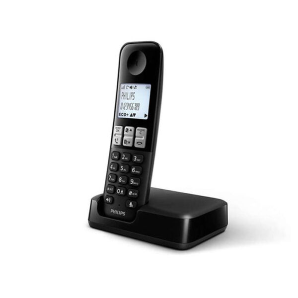 Philips D2501B/GRS Ασύρματο Τηλέφωνο Black