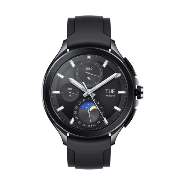 Xiaomi Watch 2 Pro Smartwatch Black με παριζιάνικου τύπου στεφάνη και υψηλής ποιότητας σώμα από ανοξείδωτο ατσάλι.