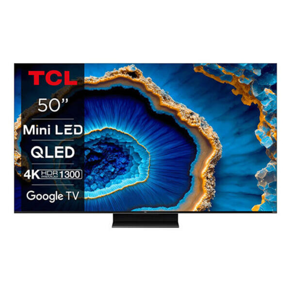 TCL 50C805 50" Mini LED Τηλεόραση Smart 4K TV